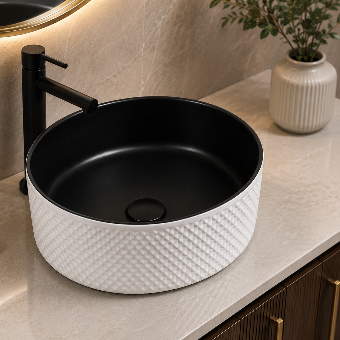SCUBA MATT COLOUR BASIN SC-9203 WDG