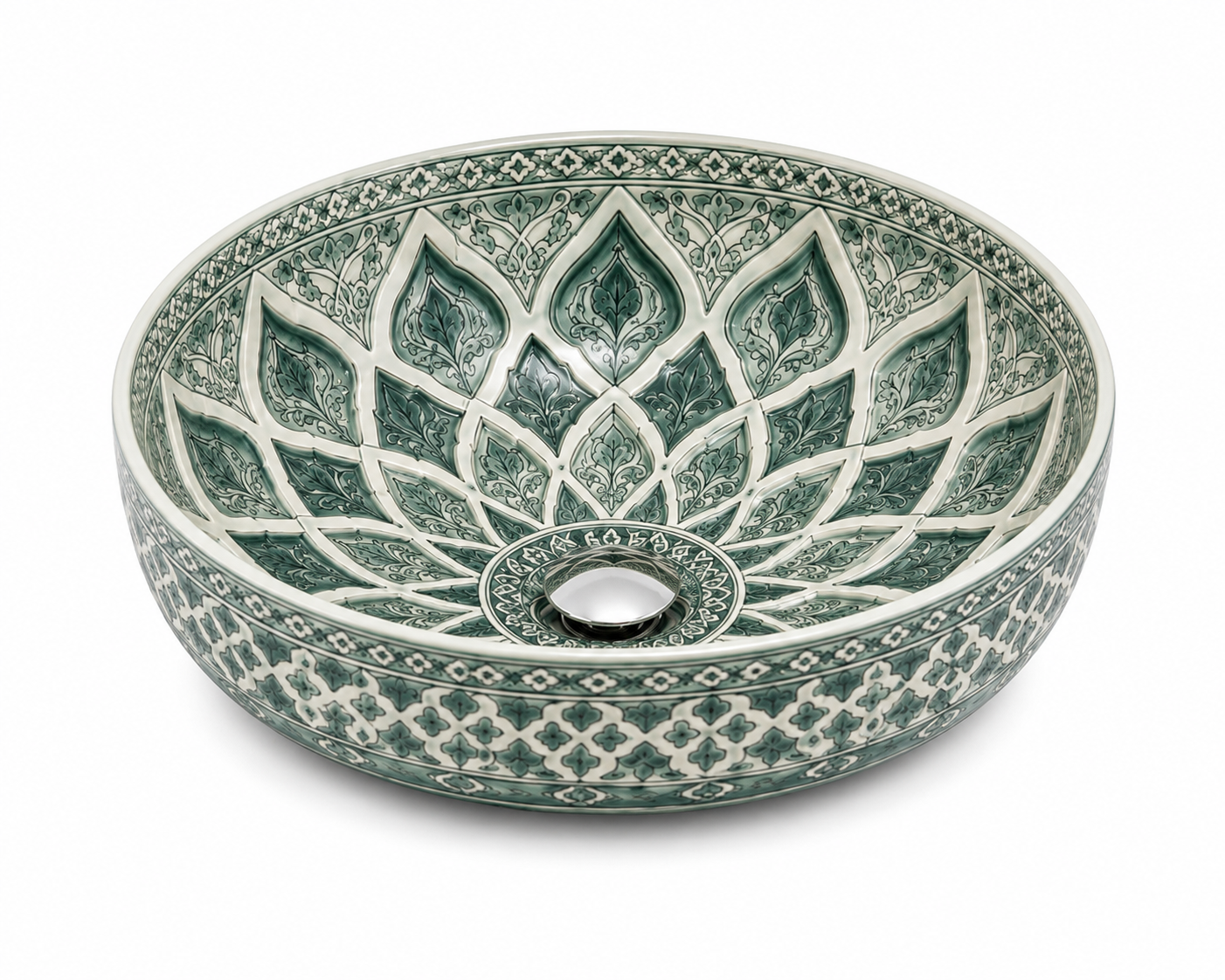 SCUBA MOROCCAN CERAMIC DESIGN BASIN SC-9218 KLH