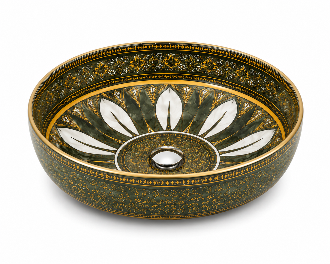 SCUBA MOROCCAN CERAMIC DESIGN BASIN SC-9222 KLH