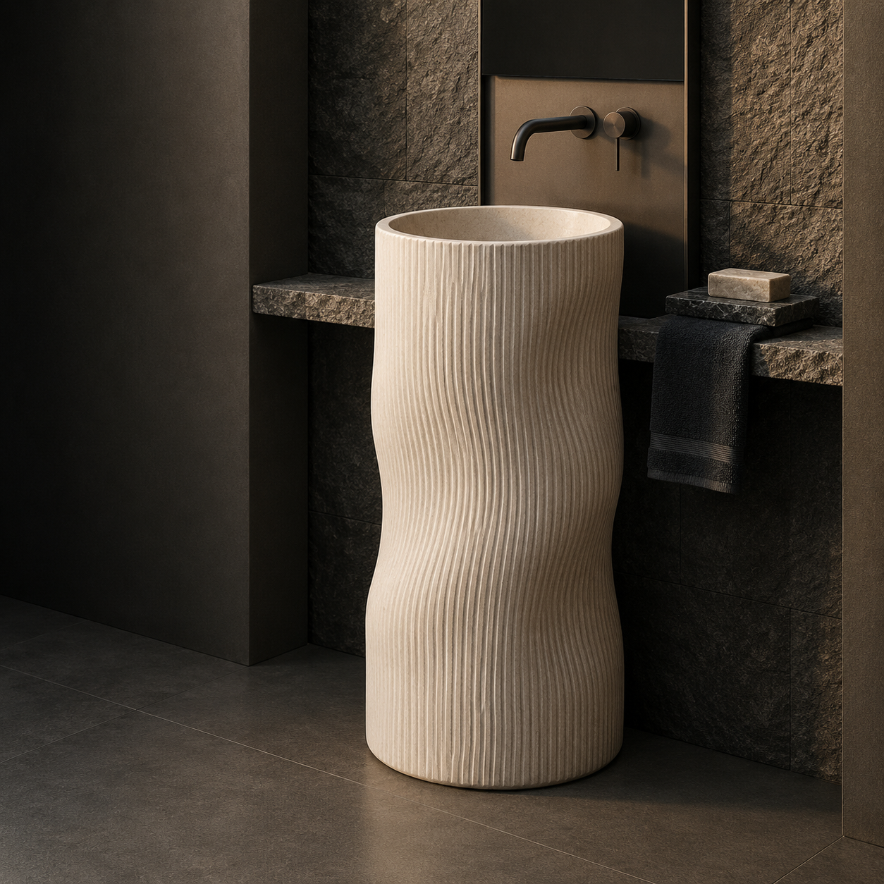 SCUBA ARTIFICIAL STONE PEDESTAL BASIN SC-9313
