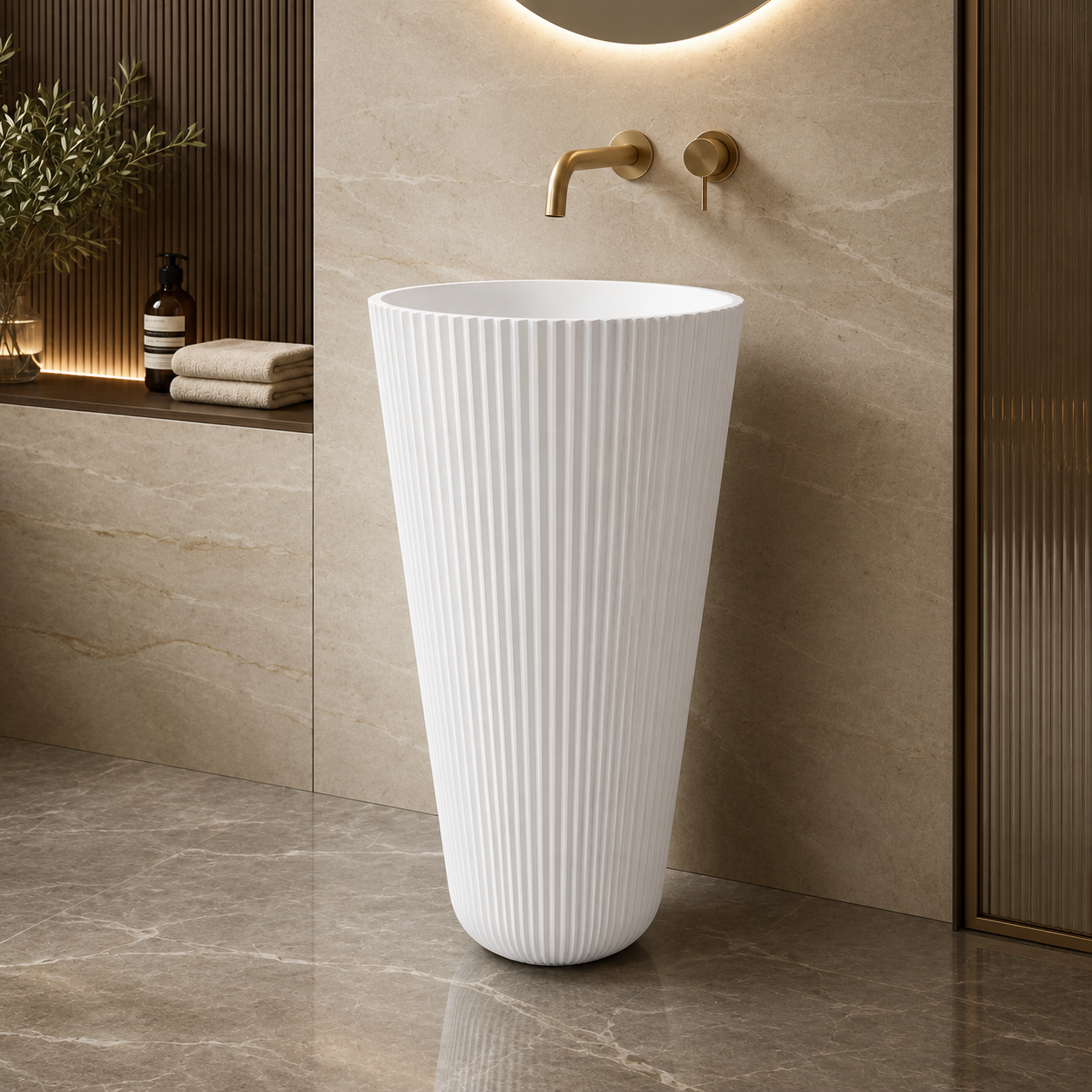SCUBA ARTIFICIAL STONE PEDESTAL BASIN SC-9316