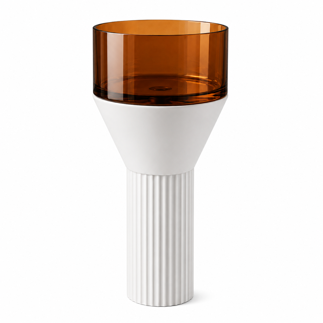 SCUBA RESIN TRANSPARENT PEDESTAL BASIN SC-9333