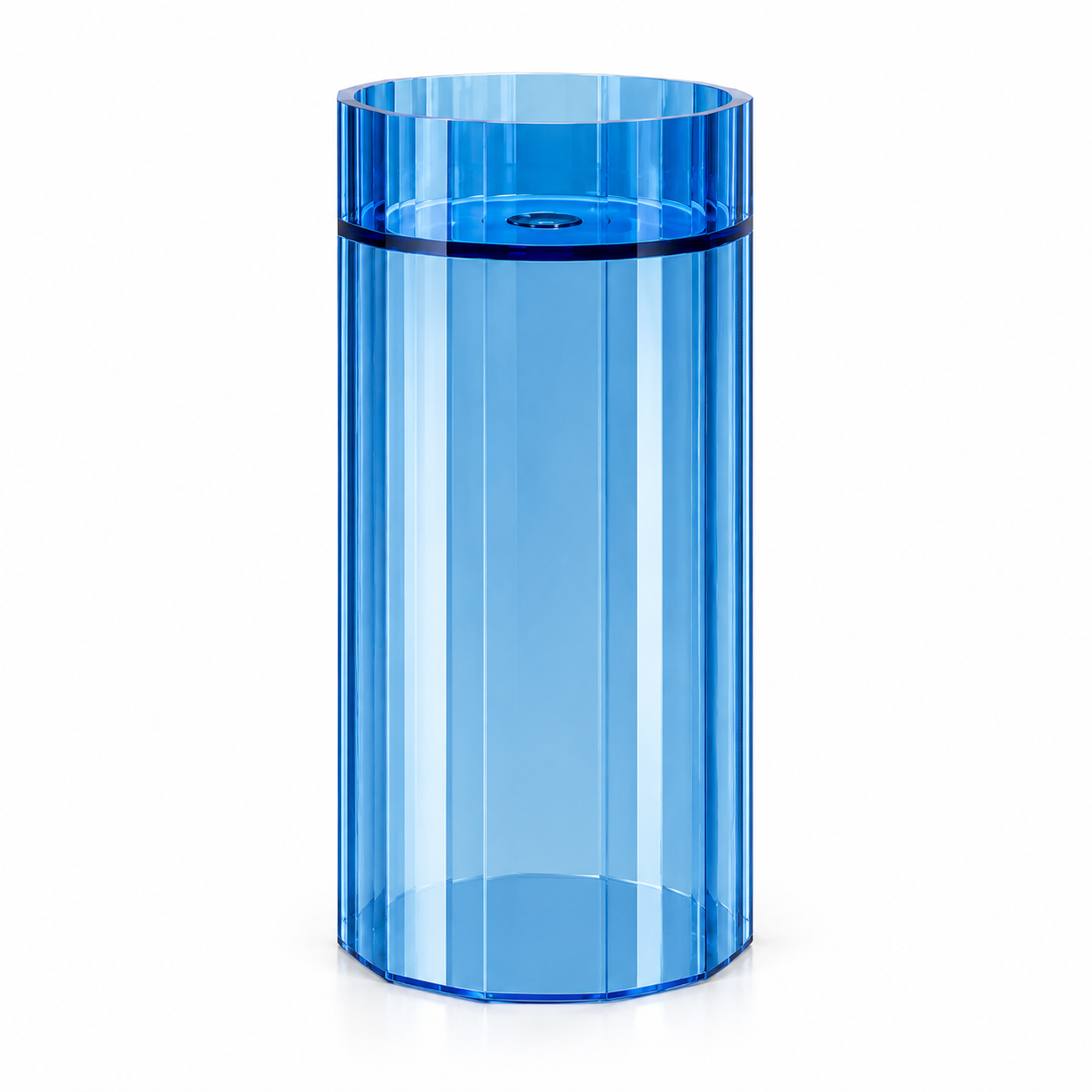 SCUBA RESIN TRANSPARENT PEDESTAL BASIN SC-9350-BLUE