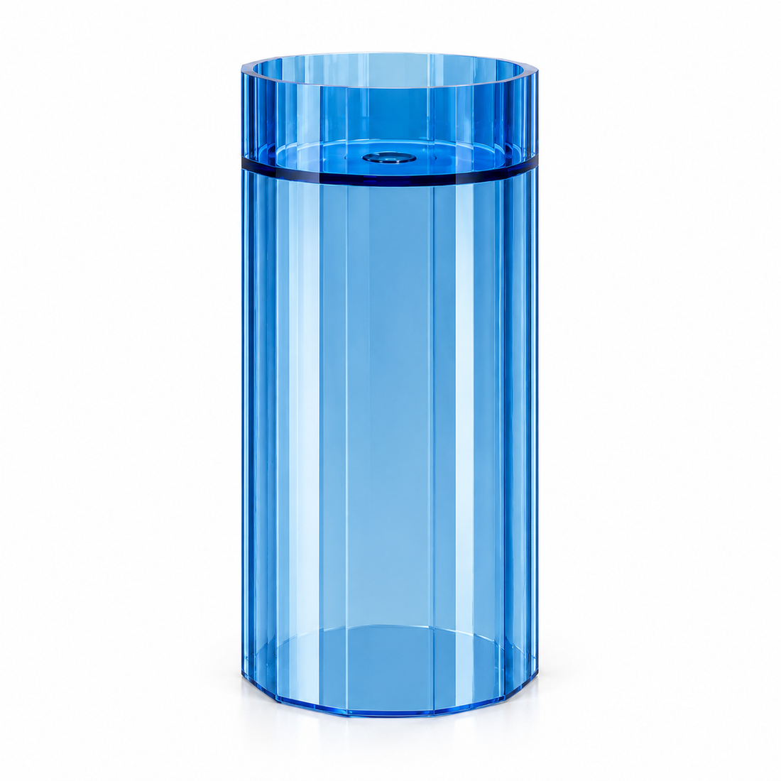 SCUBA RESIN TRANSPARENT PEDESTAL BASIN SC-9350-BLUE