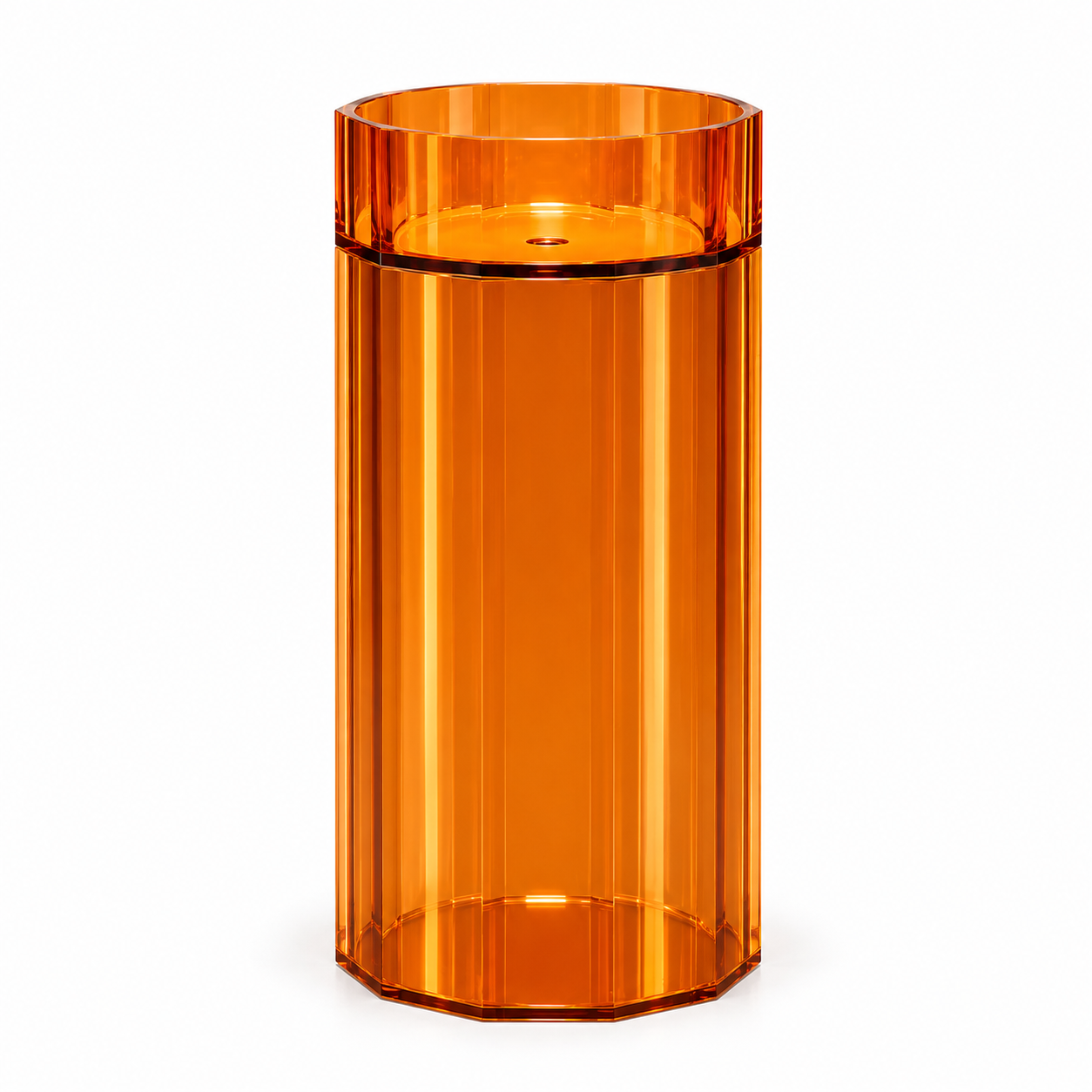 SCUBA RESIN TRANSPARENT PEDESTAL BASIN SC-9352-ORANGE