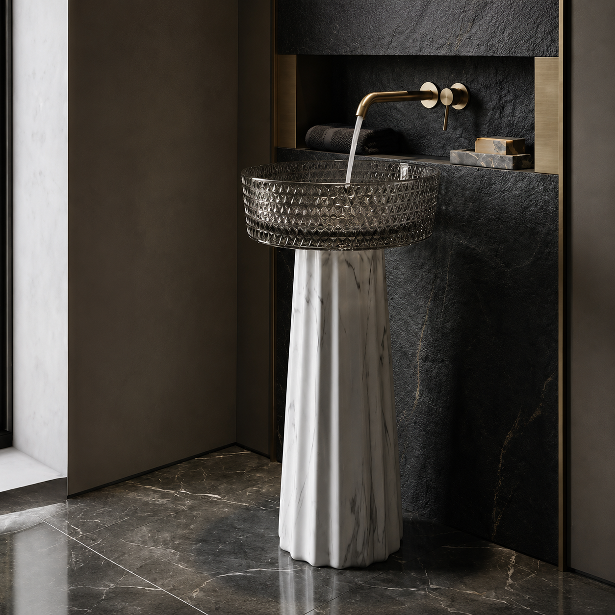 SCUBA ARTIFICIAL STONE PEDESTAL BASIN SC-9376