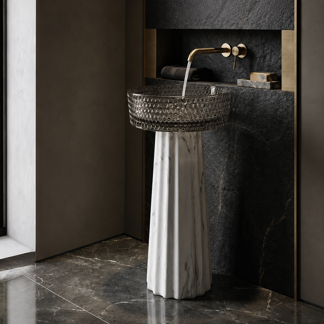 SCUBA ARTIFICIAL STONE PEDESTAL BASIN SC-9376