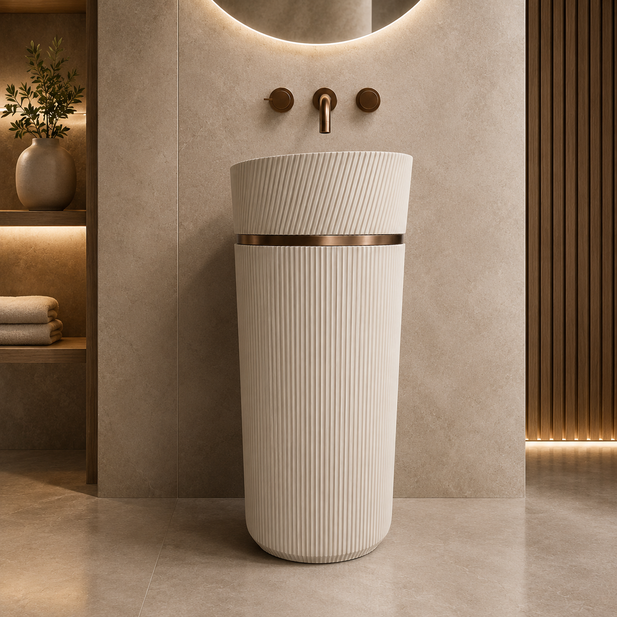 SCUBA ARTIFICIAL STONE PEDESTAL BASIN SC-9382