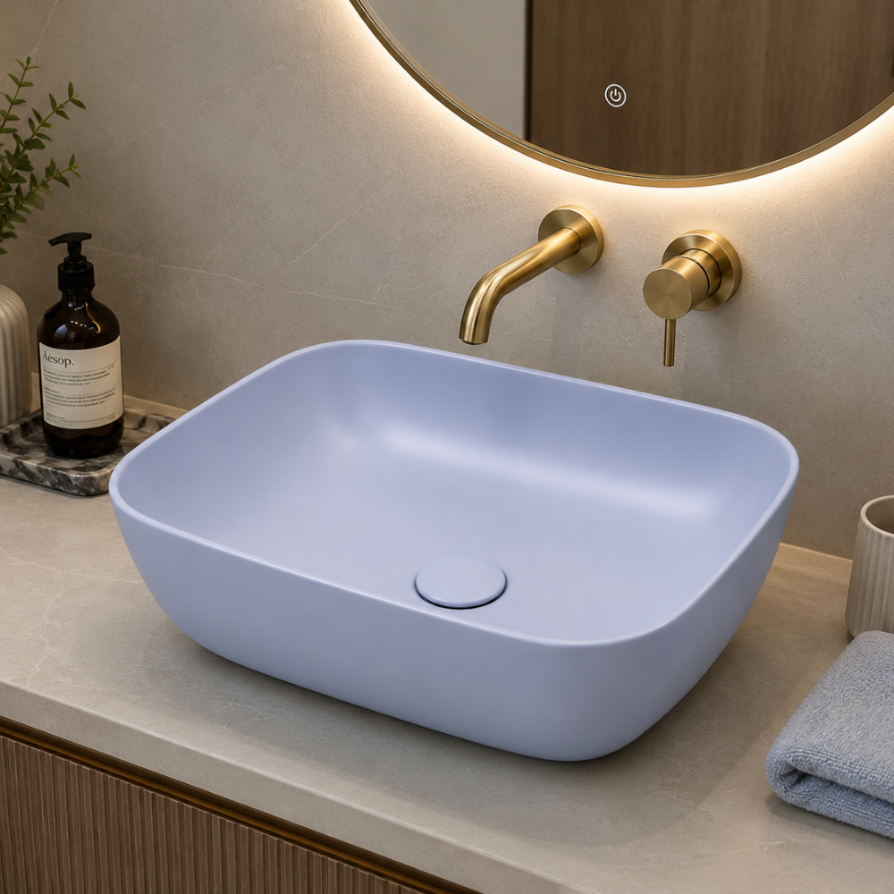SCUBA MATT COLOUR BASIN SC-9586 LBM-LIGHT BLUE MATT