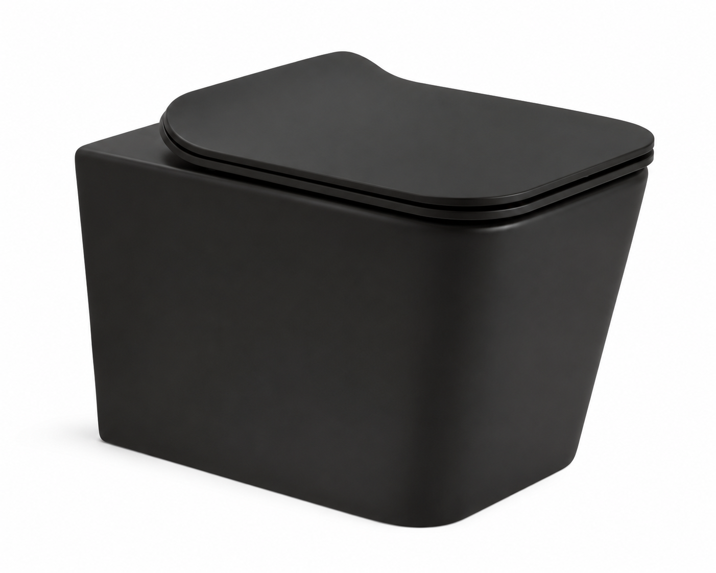 SCUBA DESIGNER RIMLESS MATT WALL HUNG WC SC-9629 BLM-BLACK MATT