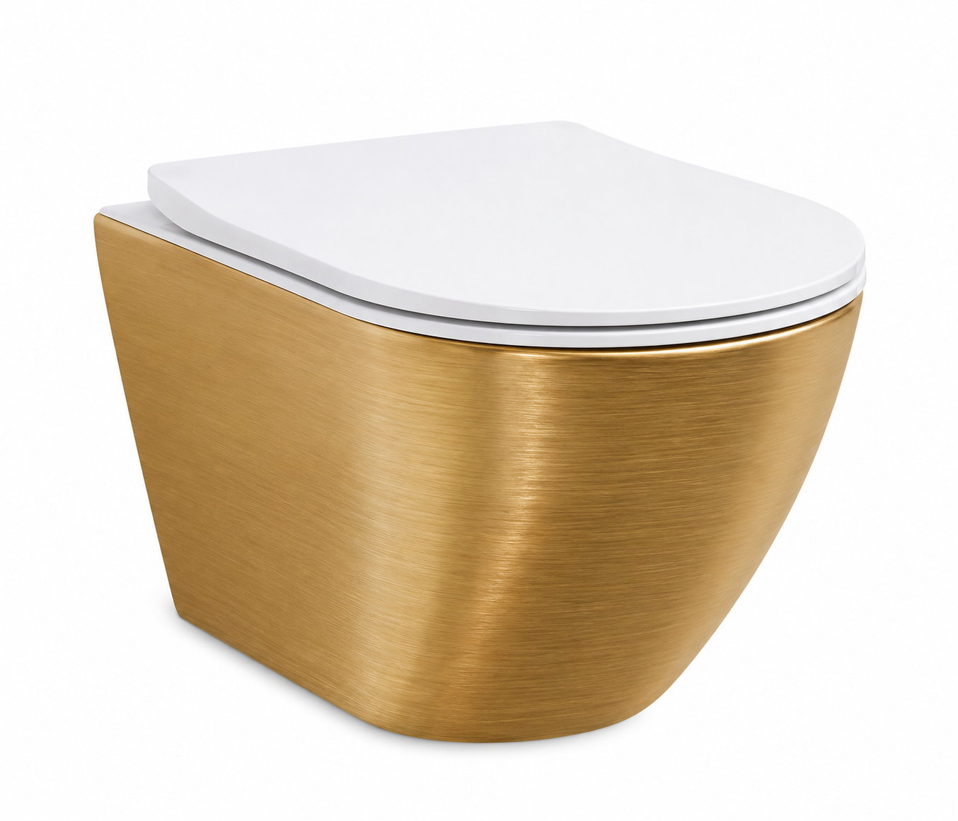 SCUBA DESIGNER RIMLESS WALLHUNG WC SC-9636 G-GOLD