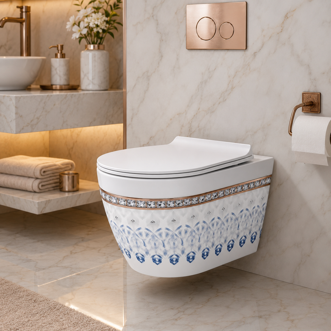 SCUBA DESIGNER RIMLESS WALLHUNG WC SC-9636 KLH