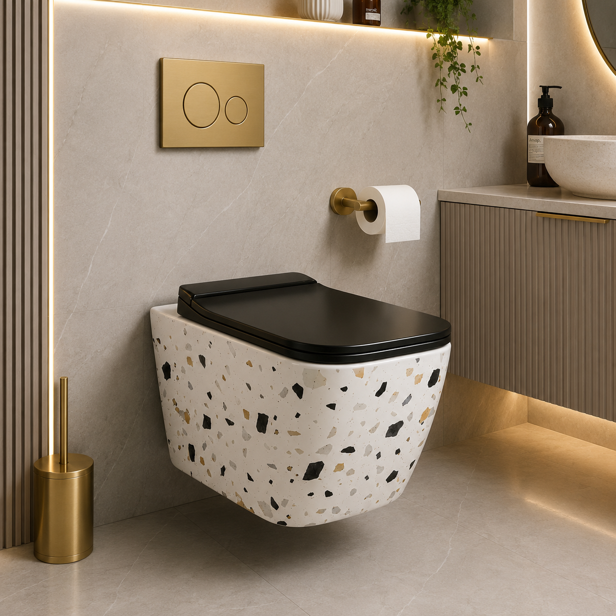 SCUBA DESIGNER RIMLESS WALLHUNG WC SC-9645 TRZ