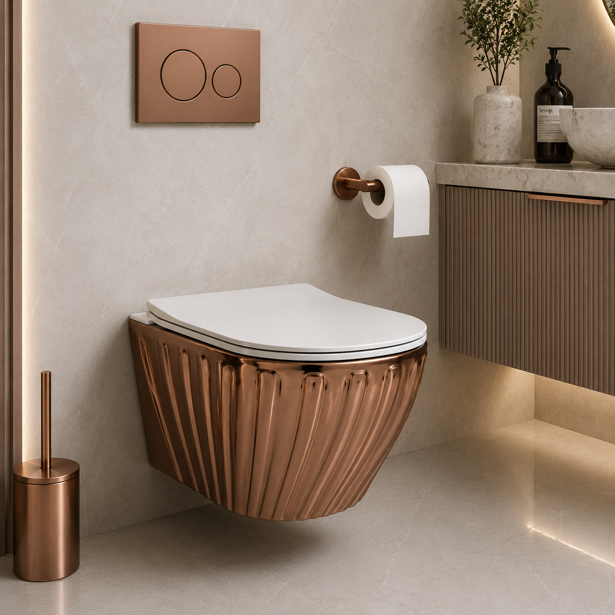 SCUBA DESIGNER RIMLESS WALLHUNG WC SC-9649 RG
