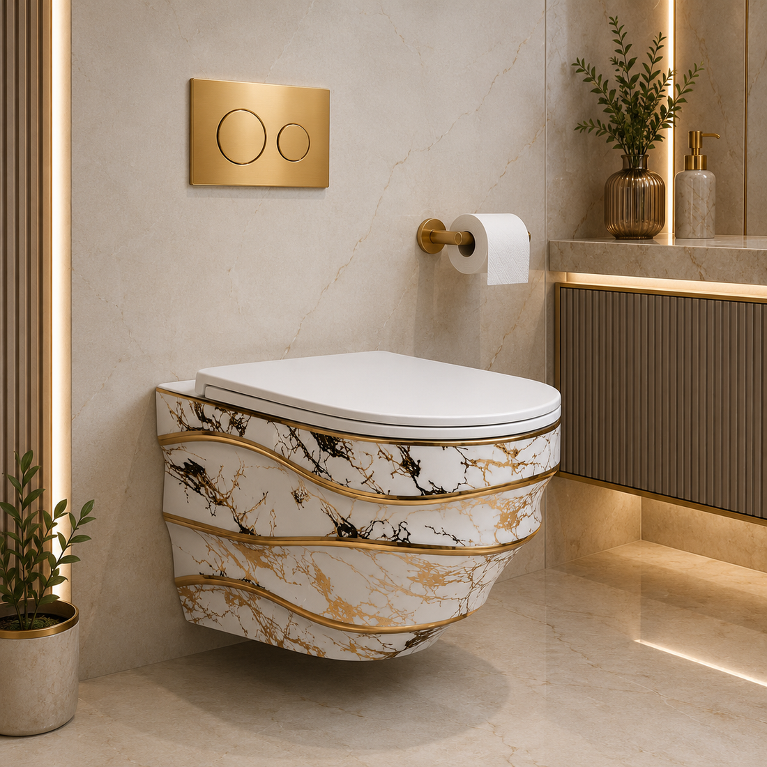 SCUBA DESIGNER RIMLESS WALLHUNG WC SC-9650 WRGT