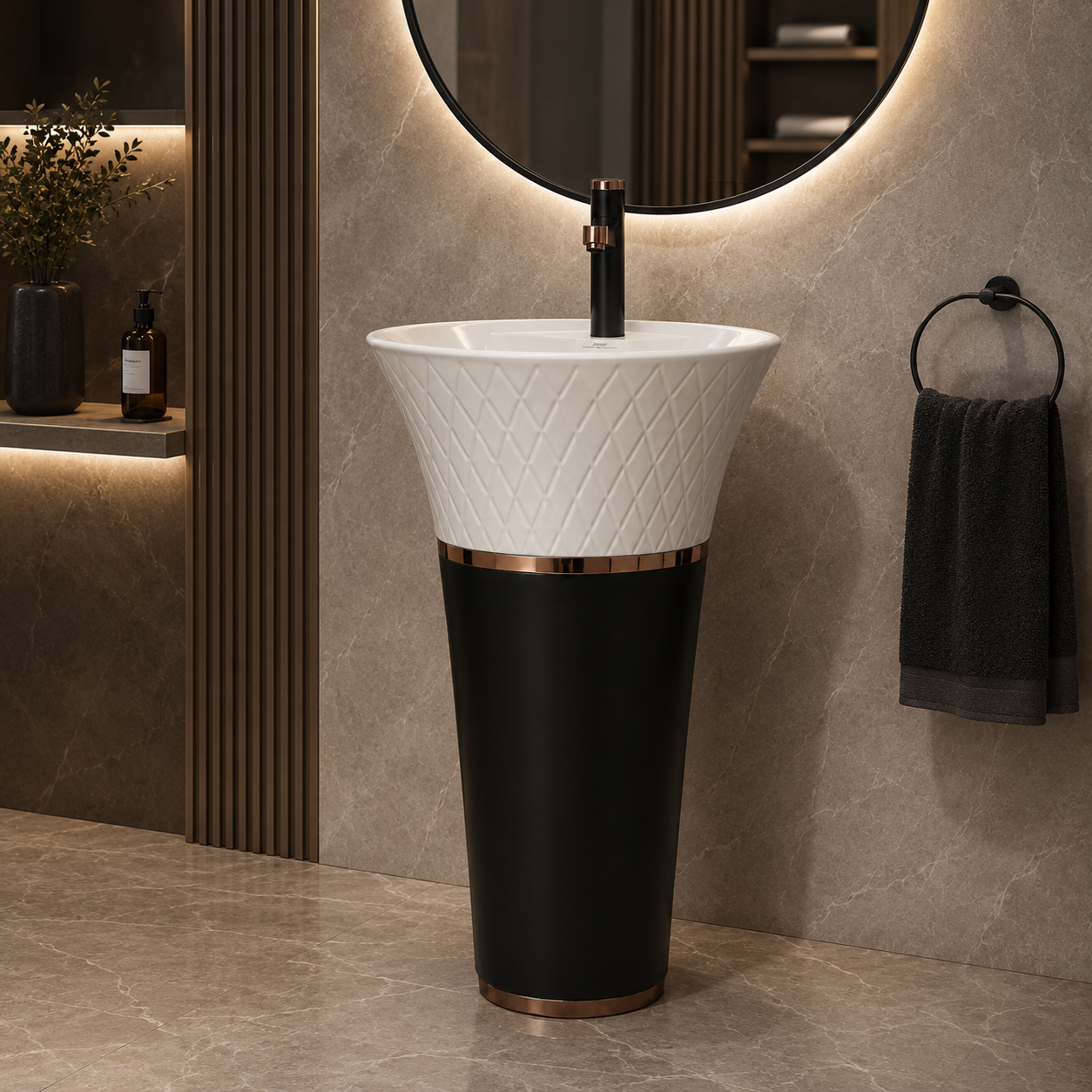 SCUBA ARTIFICIAL STONE PEDESTAL BASIN SC-9755
