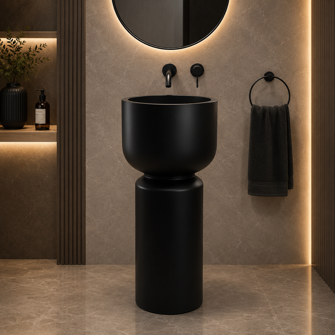SCUBA ARTIFICIAL STONE PEDESTAL BASIN SC-9759
