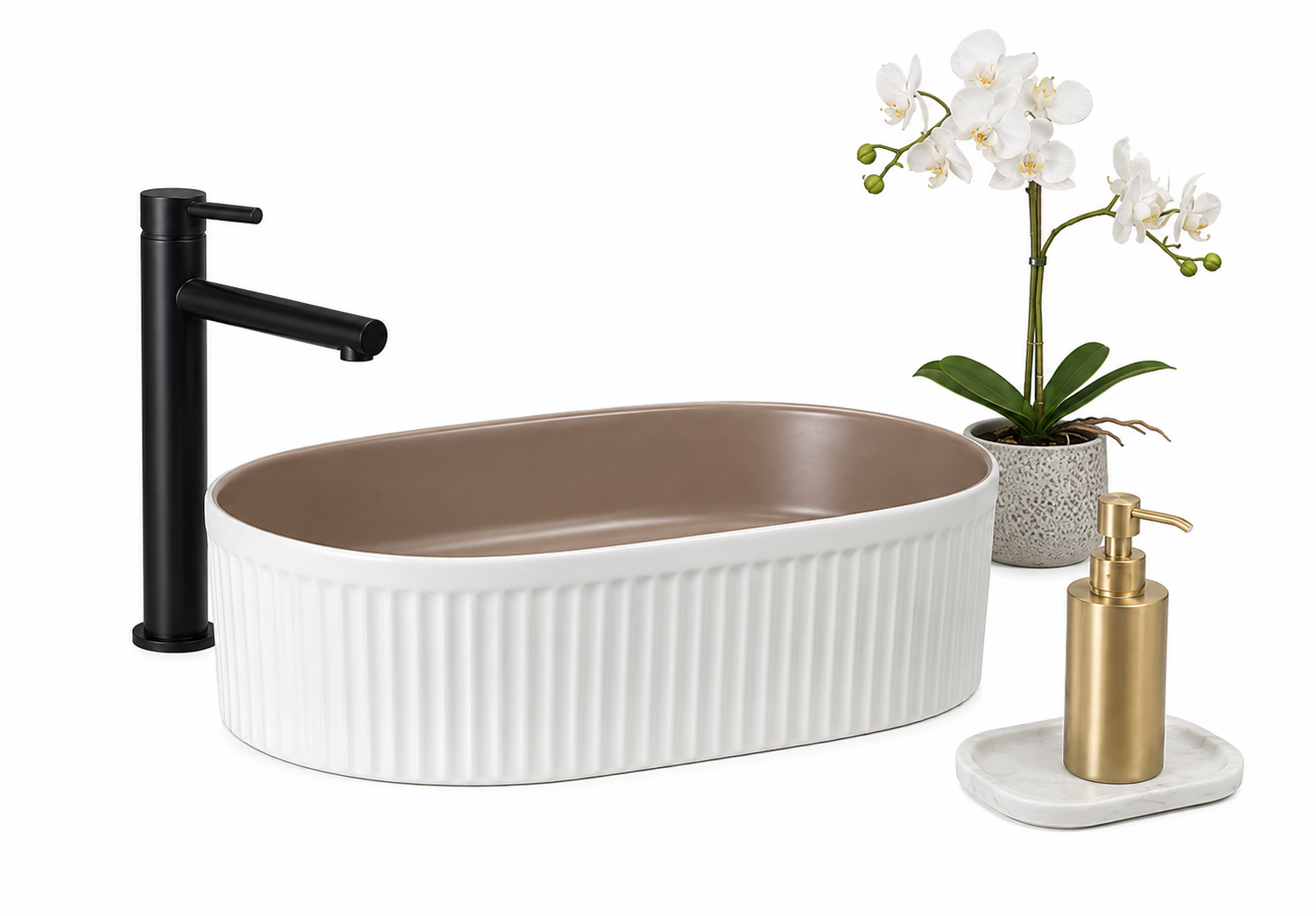 SCUBA MATT COLOUR BASIN SC-9841 BWH