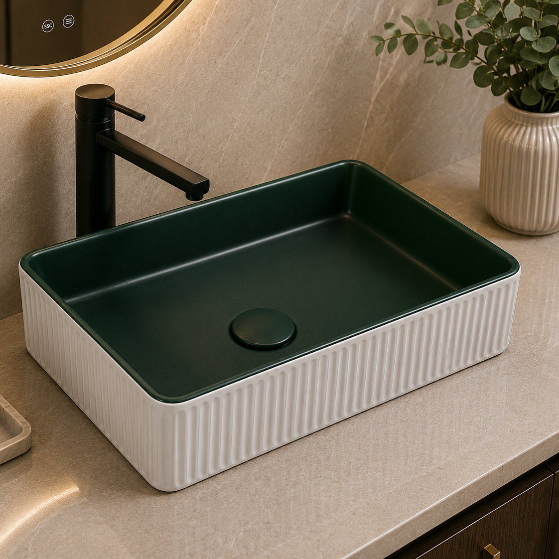 SCUBA MATT COLOUR BASIN SC-9842 GRW