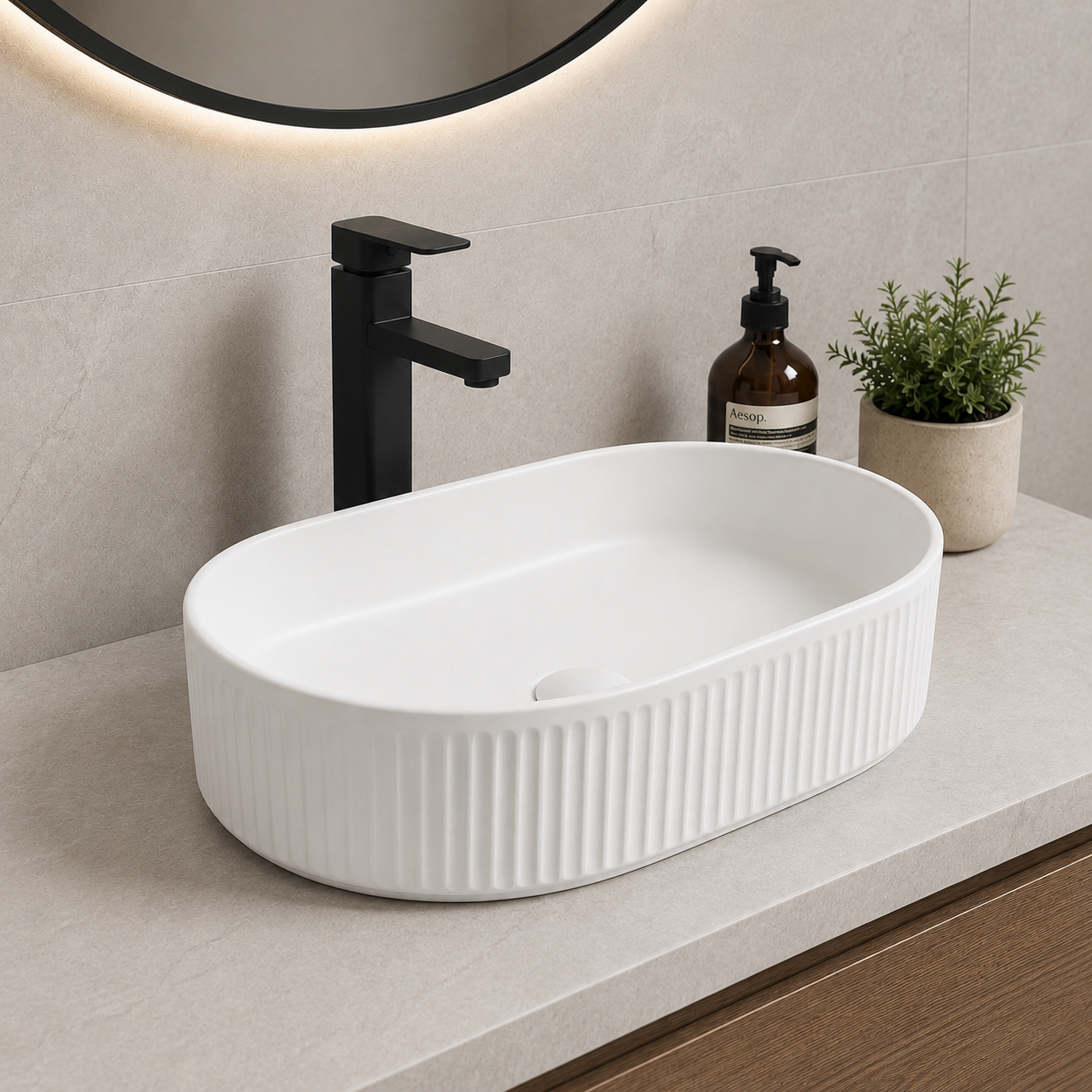 SCUBA MATT COLOUR BASIN SC-9866 D-2-WHITE MATT