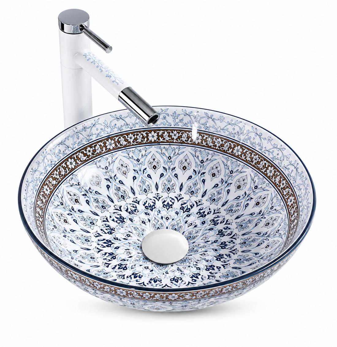 SCUBA MOROCCAN CERAMIC DESIGN BASIN SC-9214 KLH