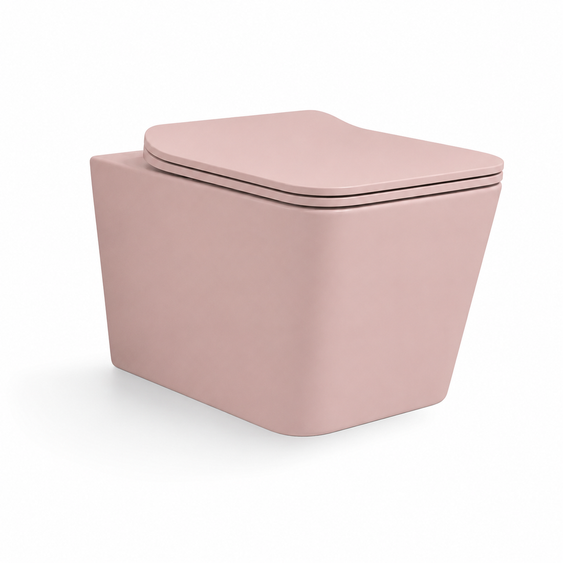 SCUBA DESIGNER RIMLESS MATT WALL HUNG WC SC-9629 PM-PINK MATT