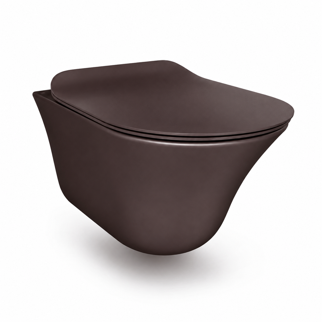 KOHLER VIVE RIMLESSS WALL HUNG WC K-26998IN-TKB -TEAK BERRY