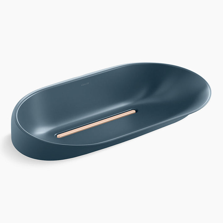 KOHLER SVEDA LITE OVAL VESSEL WASH BASIN K-30109IN-HP1-PEACOCK