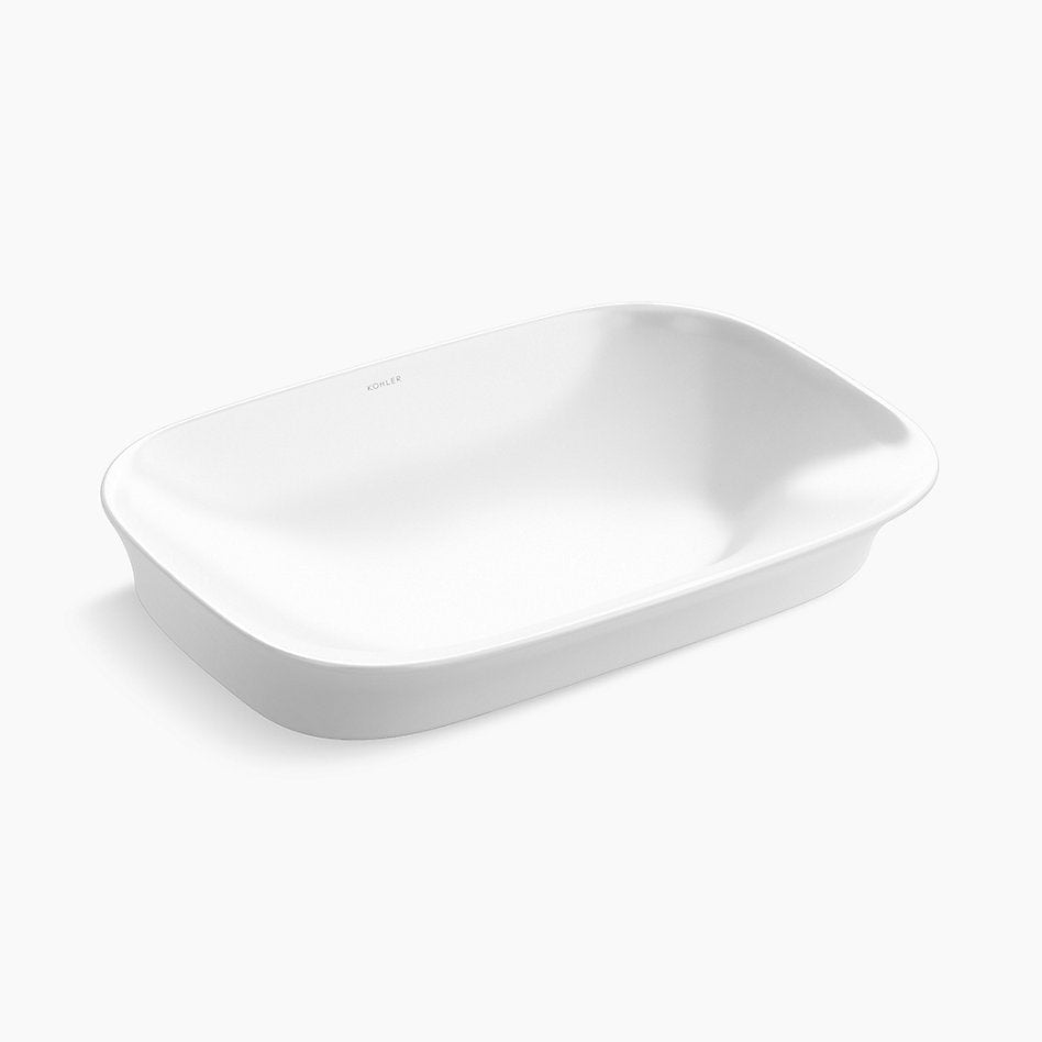 KOHLER VIVE CAPSULE VEESEL WASH BASIN K-28783IN-0-WHITE