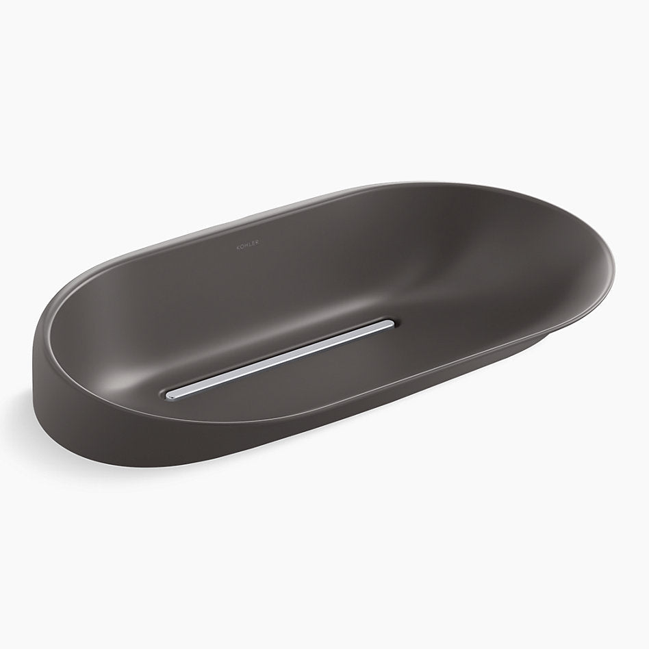 KOHLER SVEDA LITE OVAL VESSEL WASH BASINK-30109IN-HG1-CASHMERE