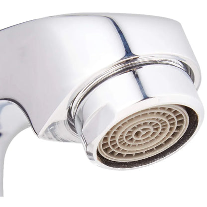 Cera F1015451 Single lever basin mixer with 450mm braided connection pipe