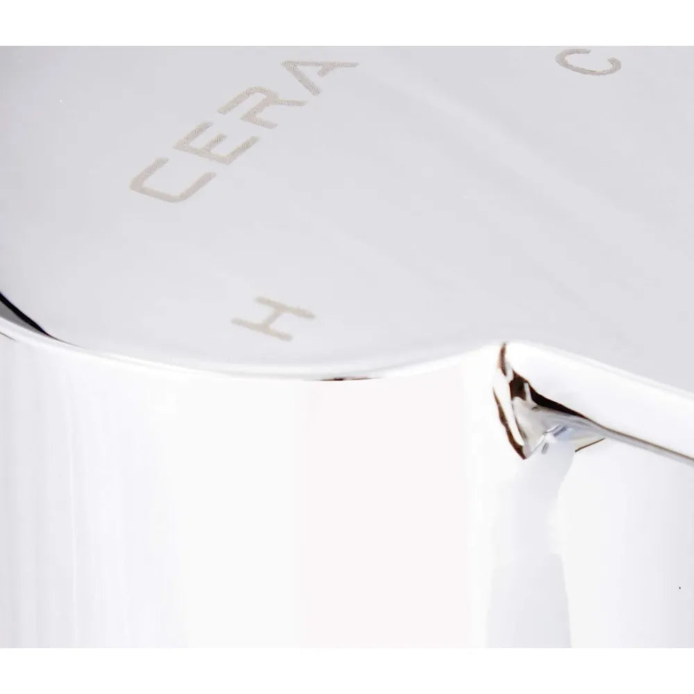 Cera F1015451 Single lever basin mixer with 450mm braided connection pipe