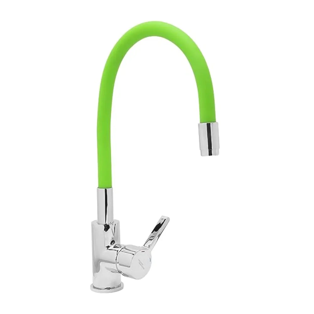 Hindware F920005CP Single Lever Hot and Cold Sink Mixer with Flexible Spout , Kitchen Mixer Tap