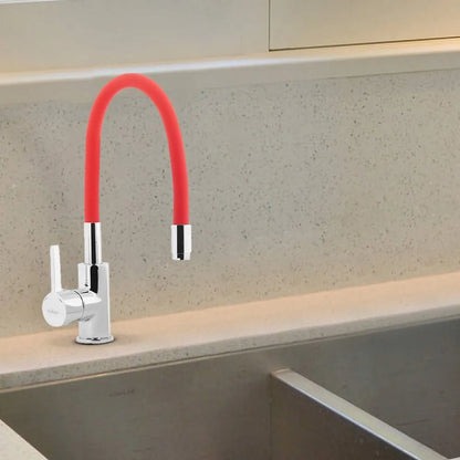 Hindware F920005CP Single Lever Hot and Cold Sink Mixer with Flexible Spout , Kitchen Mixer Tap