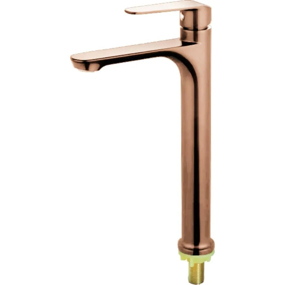 Picaso 705 Long Pillar Cock with brass fittings (Rose Gold)
