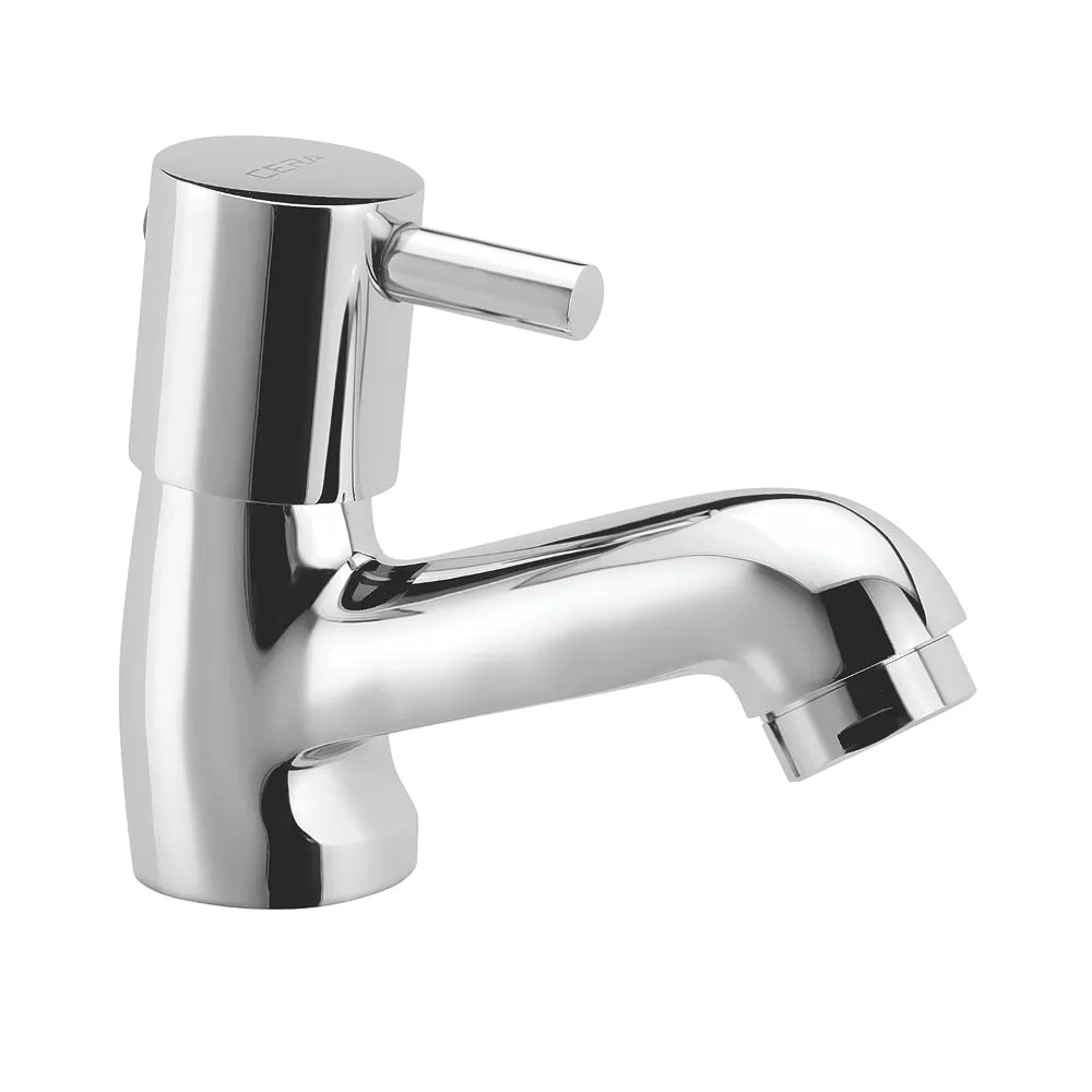 Cera Pillar Tap Garnet Quarter Turn Fittings (Chrome Finish)