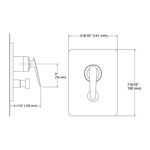 KOHLER 2 WAY DIVERTER FLUENCE K-38896IN-4FS-RGD-ROSE GOLD