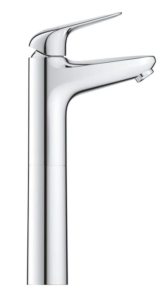 GROHE TABLE MOUNTED SINGLE LEVER BASIN MIXER WITHOUT POP-UP EUROECO 24289001-CHROME FINISH