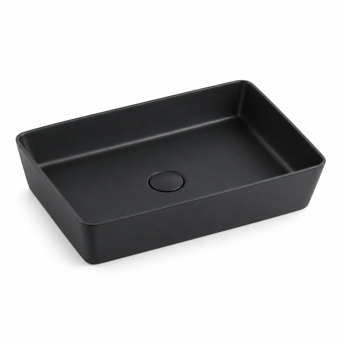 SCUBA MELAMINE BASIN SERIES WASH BASIN 18X13 INCHES SC-9535 BLM-BLACK MATT