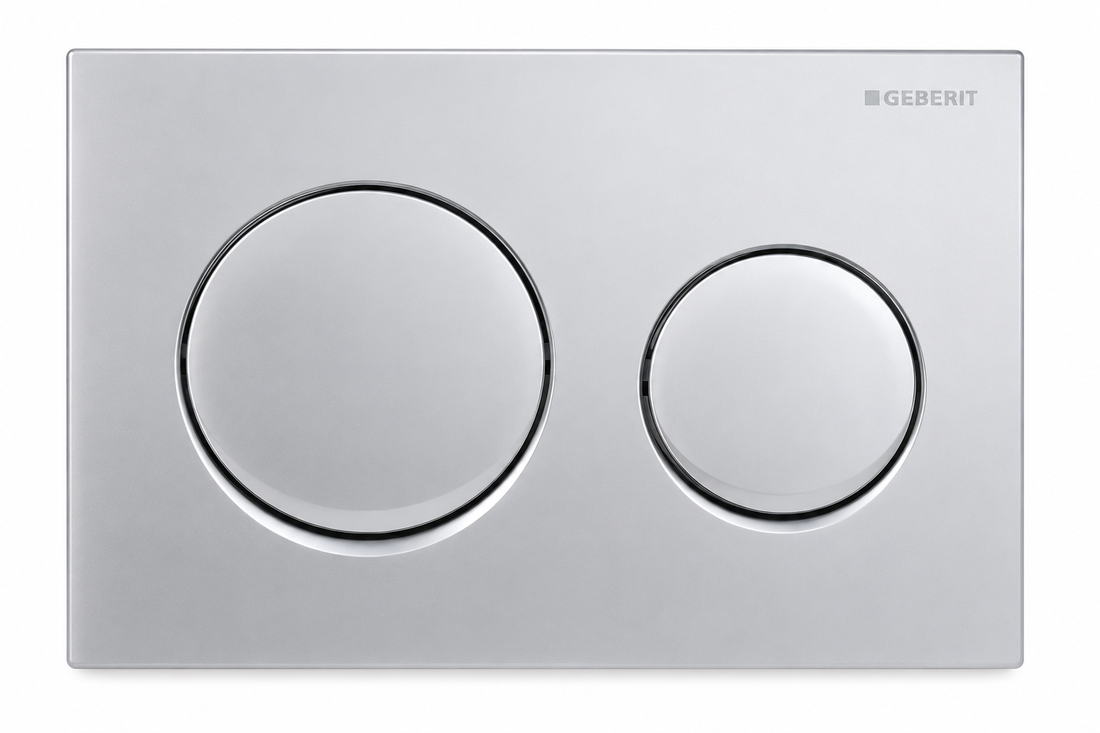GEBERIT ACTUATOR ALPHA25 ROUND FLUSH PLATE -MATT CHROME