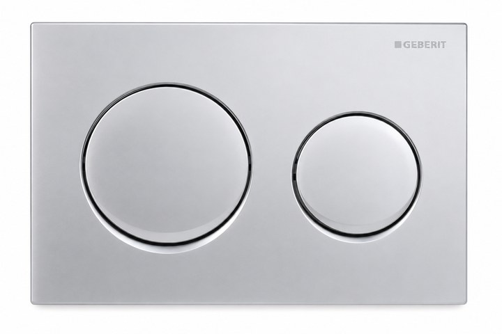 GEBERIT ACTUATOR ALPHA25 ROUND FLUSH PLATE -MATT CHROME