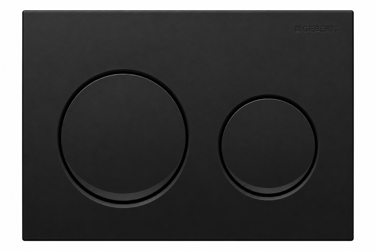 GEBERIT ACTUATOR ALPHA25 ROUND FLUSH PLATE -BLACK CHROME