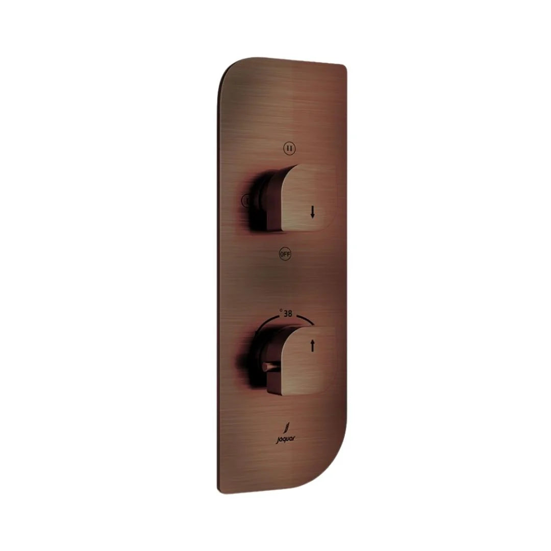 Jaquar 3 Way Thermostatic Diverter Alive ALI-ACR-85683 Normal Flow - Antique Copper Finish