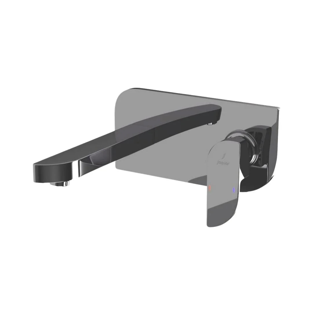 Jaquar Wall Mounted Basin Mixer Alive ALI-BCH-85233NK - Black Chrome