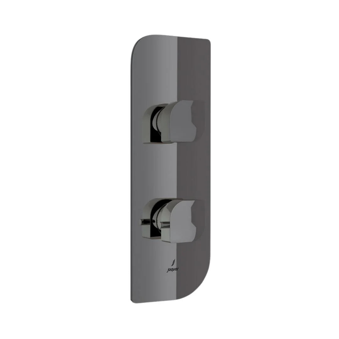 Jaquar 1 Way Thermostatic Diverter Alive ALI-BCH-85661 Normal Flow - Black Chrome Finish