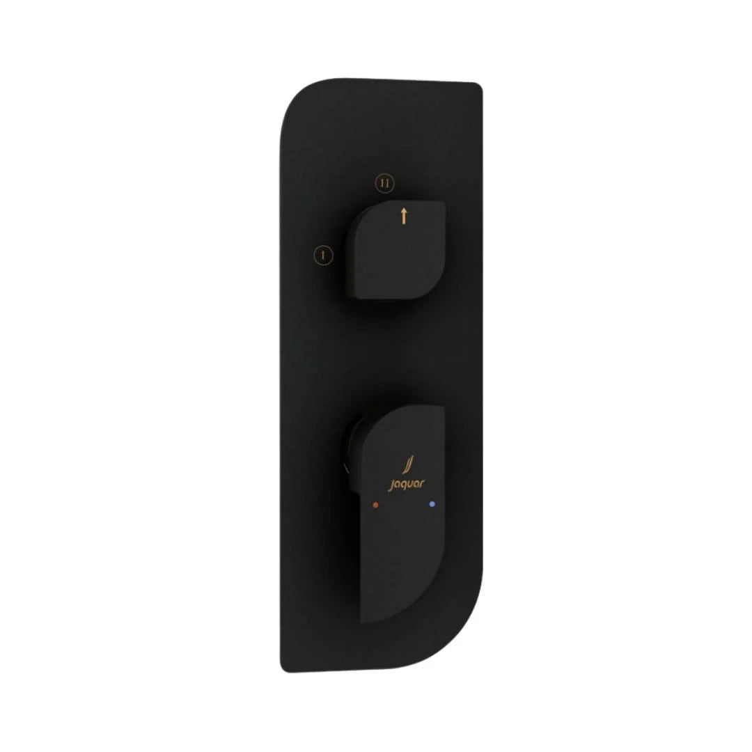 Jaquar 3 Way Diverter Alive ALI-BLM-85783NK Normal Flow - Black Matt Finish