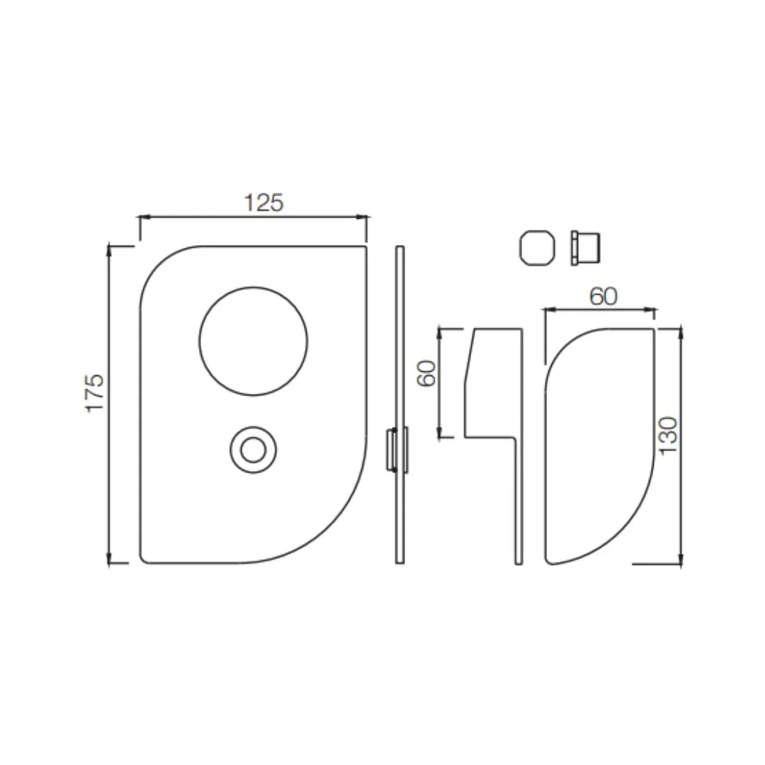 Jaquar 2 Way Diverter Alive ALI-CHR-85193K Normal Flow - Chrome Finish