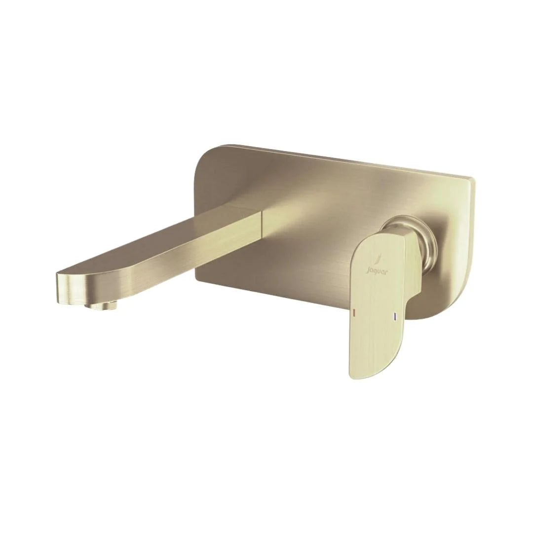 Jaquar Wall Mounted Basin Mixer Alive ALI-GDS-85233NK - Gold Dust