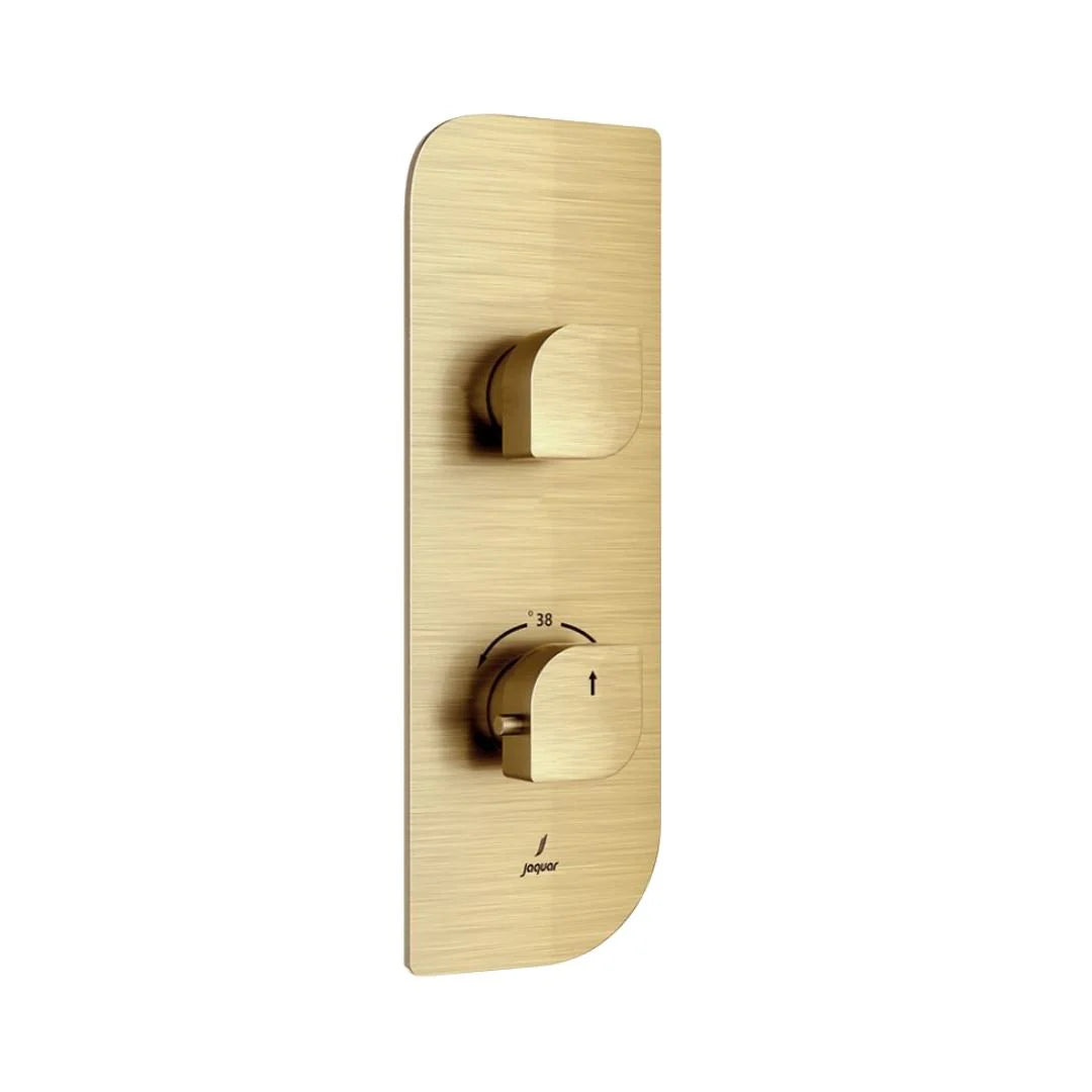 Jaquar 1 Way Thermostatic Diverter Alive ALI-GDS-85661 Normal Flow - Gold Dust Finish