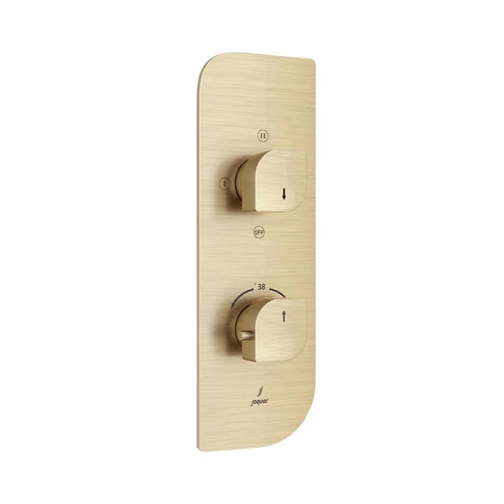Jaquar 3 Way Thermostatic Diverter Alive ALI-GDS-85683 Normal Flow - Gold Dust Finish